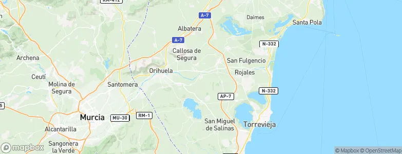 Benejúzar, Spain Map