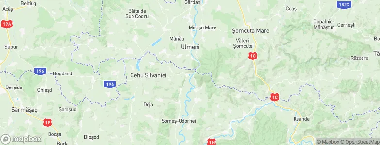 Benesat, Romania Map