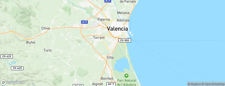 Benetússer, Spain Map