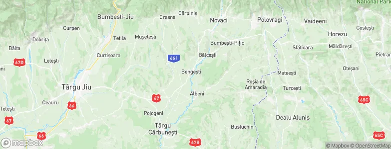 Bengești, Romania Map