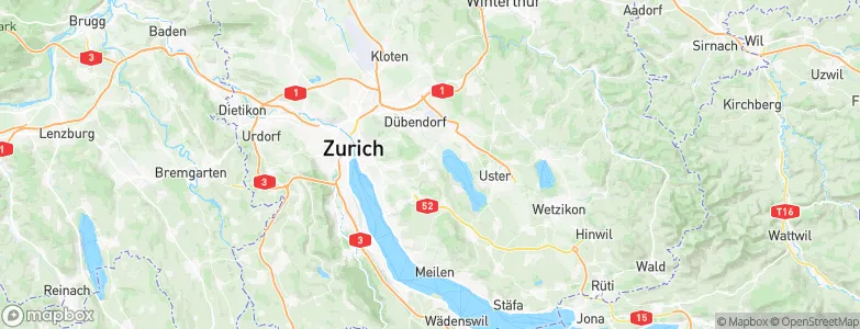 Benglen, Switzerland Map