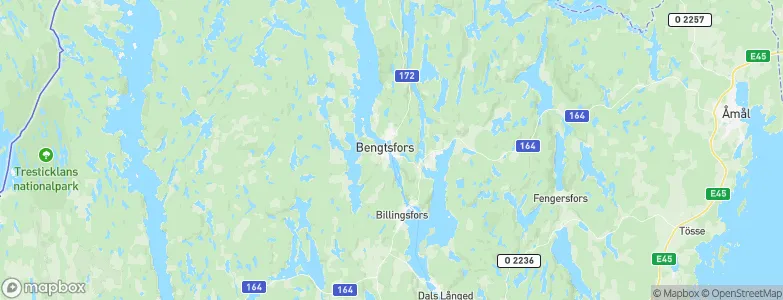 Bengtsfors, Sweden Map