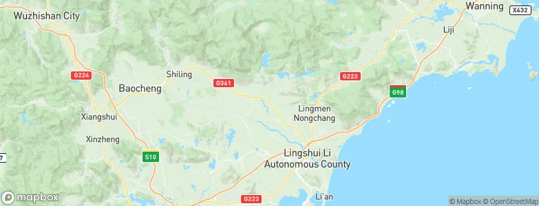 Benhao, China Map