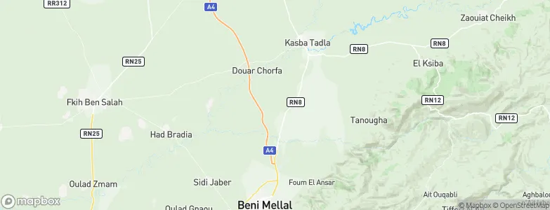 Beni-Mellal, Morocco Map