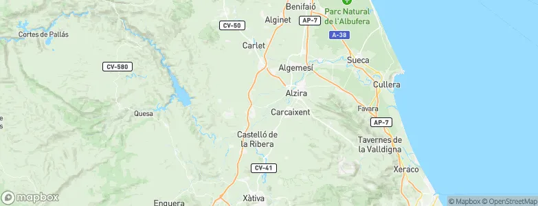 Benimuslem, Spain Map