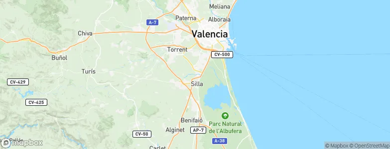 Beniparrell, Spain Map