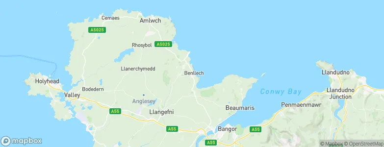 Benllech, United Kingdom Map