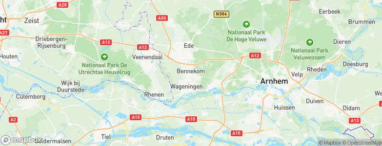 Bennekom, Netherlands Map