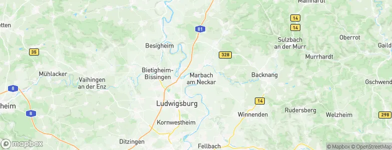 Benningen am Neckar, Germany Map