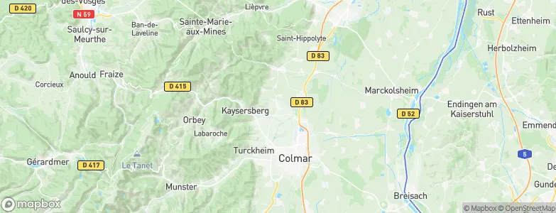 Bennwihr, France Map