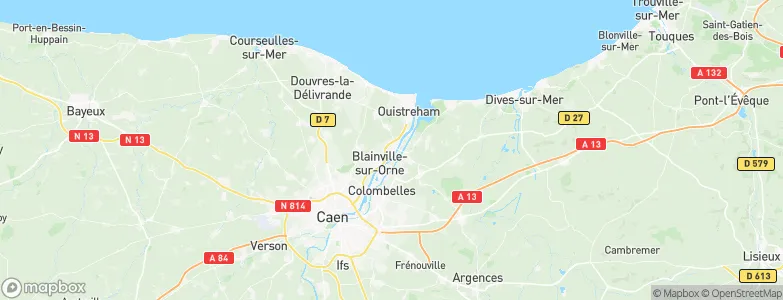 Bénouville, France Map