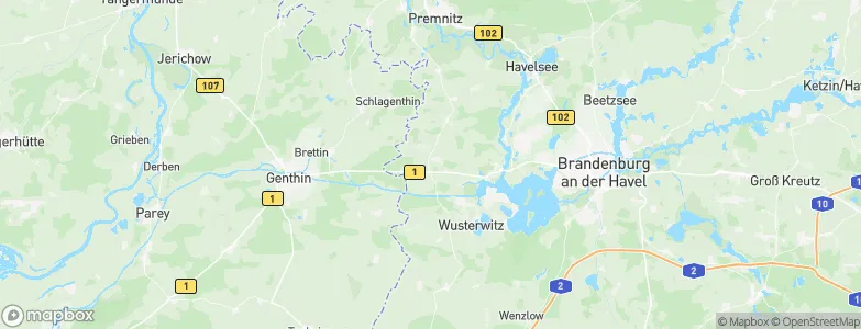 Bensdorf, Germany Map