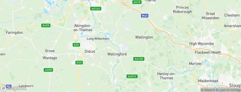 Benson, United Kingdom Map