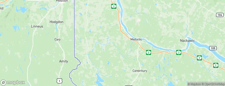 Benton, Canada Map