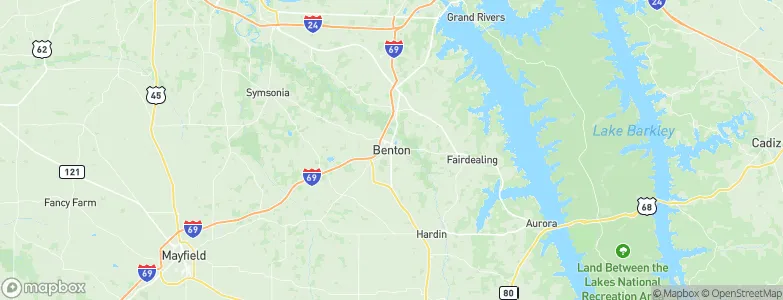 Benton, United States Map