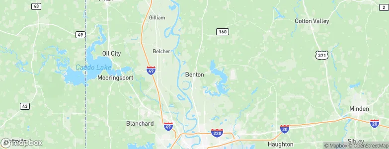 Benton, United States Map