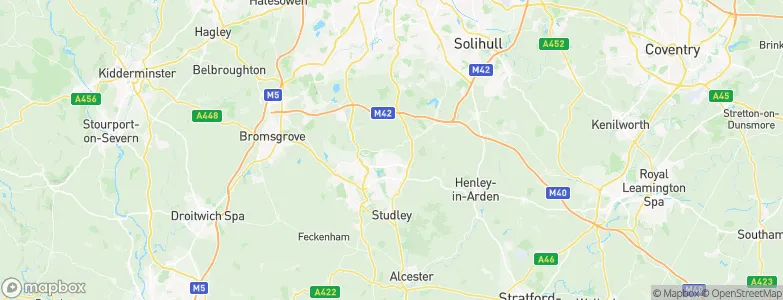 Beoley, United Kingdom Map