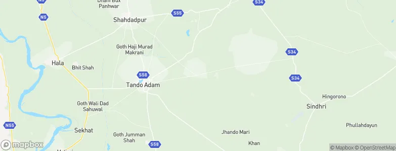 Berani, Pakistan Map