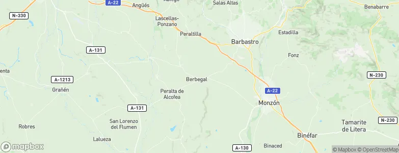 Berbegal, Spain Map