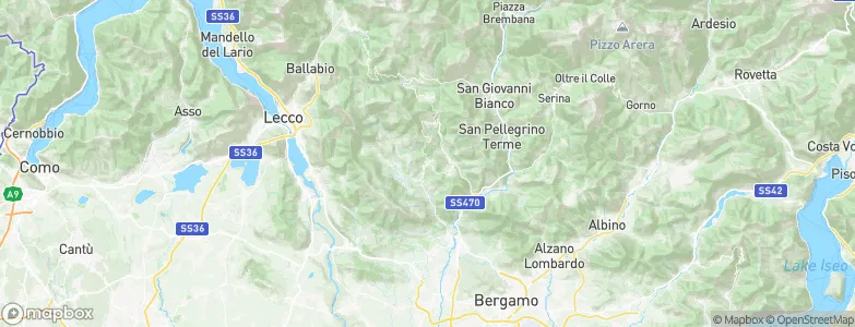 Berbenno, Italy Map