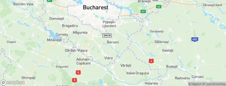 Berceni, Romania Map