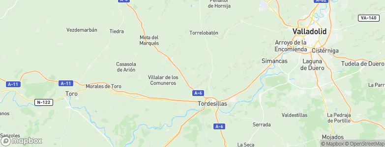 Bercero, Spain Map