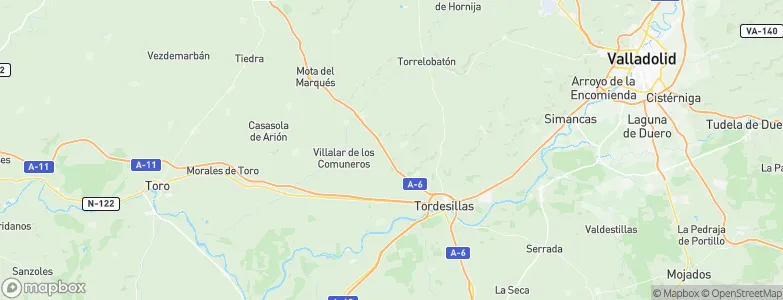 Bercero, Spain Map