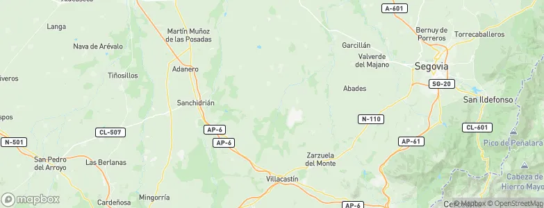 Bercial, Spain Map