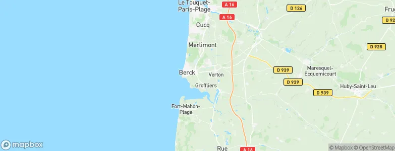 Berck, France Map