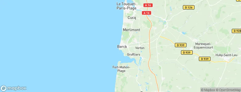 Berck-Plage, France Map