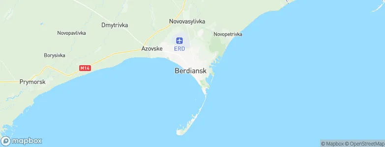 Berdyans'k, Ukraine Map