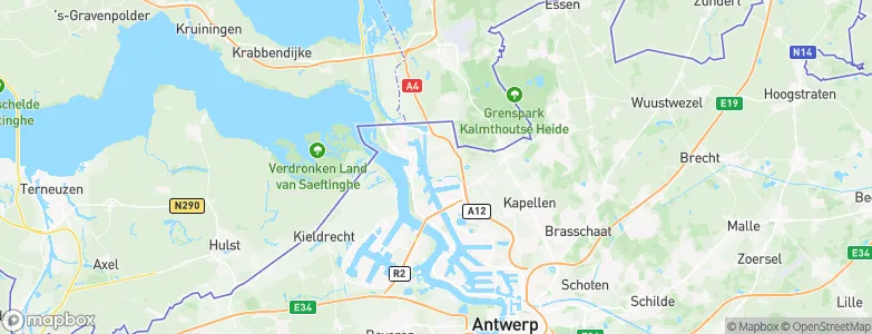 Berendrecht, Belgium Map