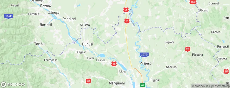 Bereşti-Bistriţa, Romania Map