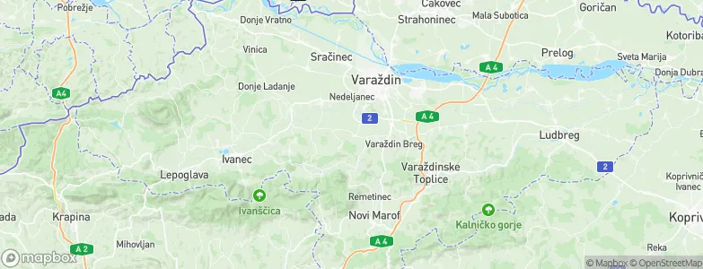 Beretinec, Croatia Map