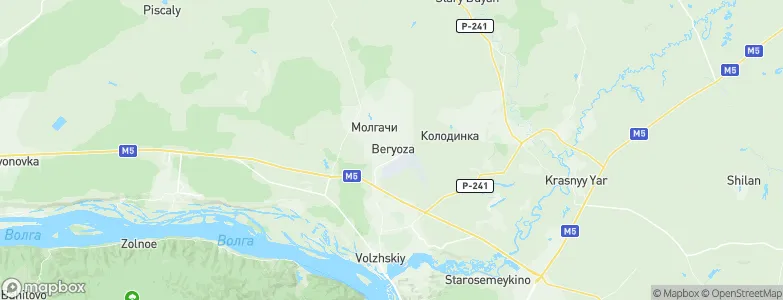 Bereza, Russia Map
