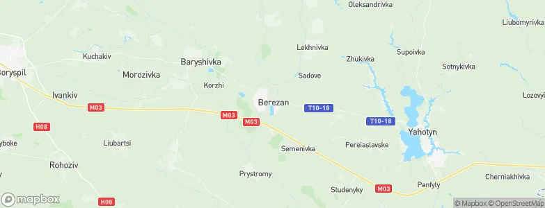 Berezan', Ukraine Map