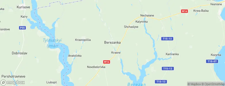 Berezanka, Ukraine Map