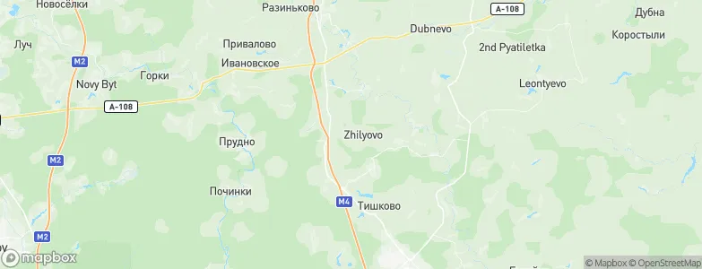Bereznya, Russia Map