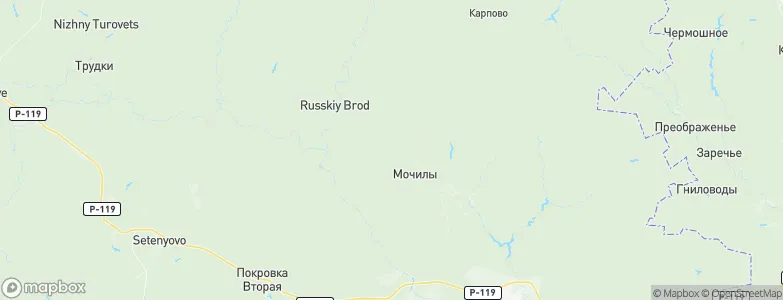 Berëzovets, Russia Map