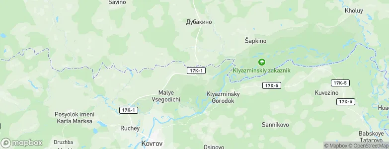 Berëzovka, Russia Map