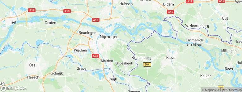 Berg en Dal, Netherlands Map