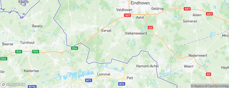 Bergeijk, Netherlands Map