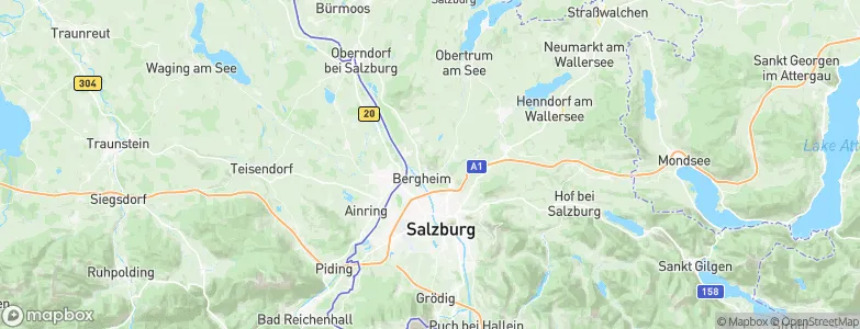 Bergheim, Austria Map