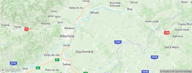 Berghin, Romania Map