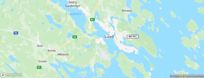 Bergnäset, Sweden Map