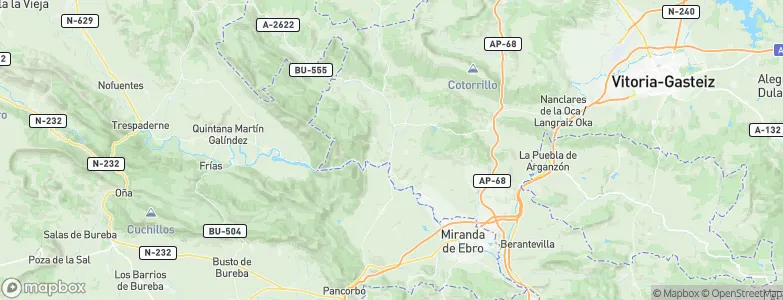 Bergonda / Bergüenda, Spain Map
