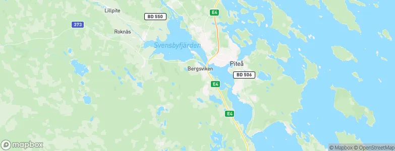 Bergsviken, Sweden Map