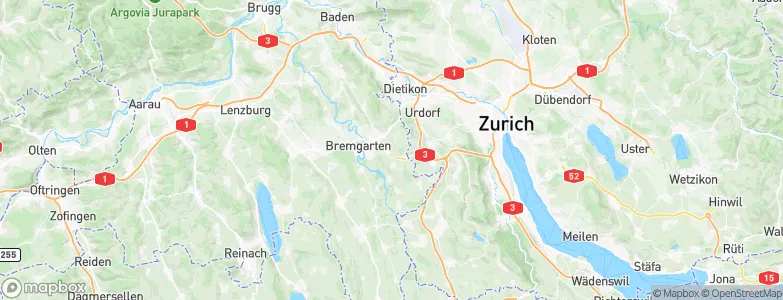 Berikon, Switzerland Map