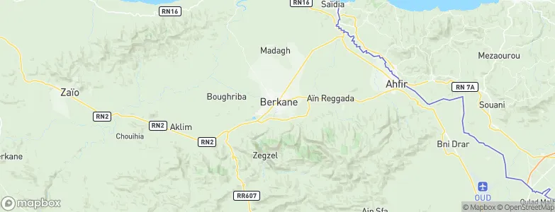Berkane, Morocco Map
