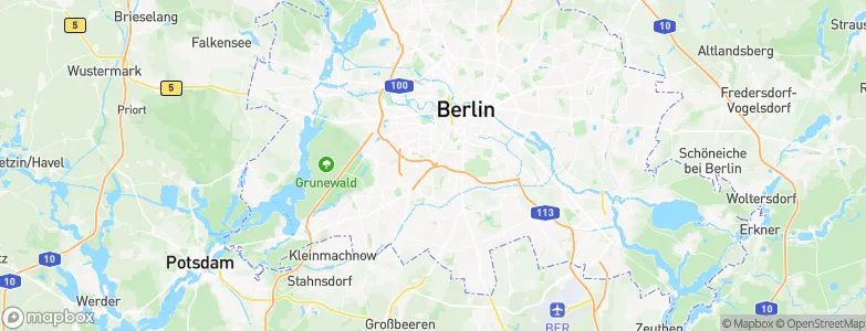Berlin Schoeneberg, Germany Map